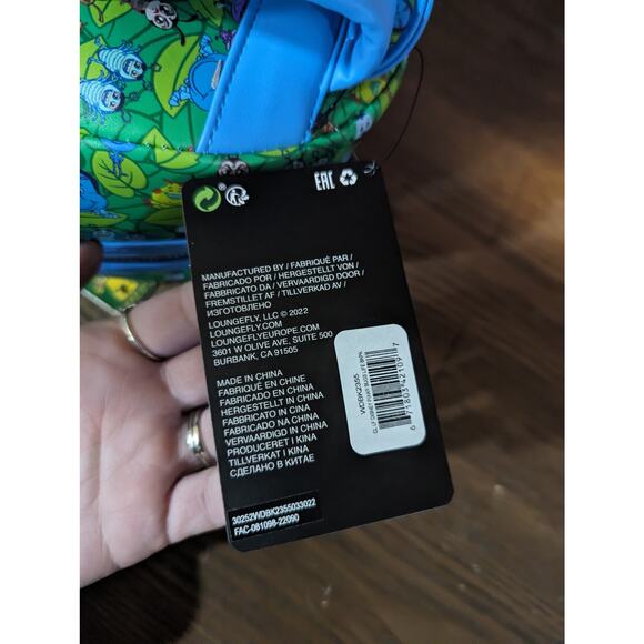 Disney Pixar Loungefly Collection Lounge Exclusive A Bugs Life Mini Backpack - Picture 10 of 11